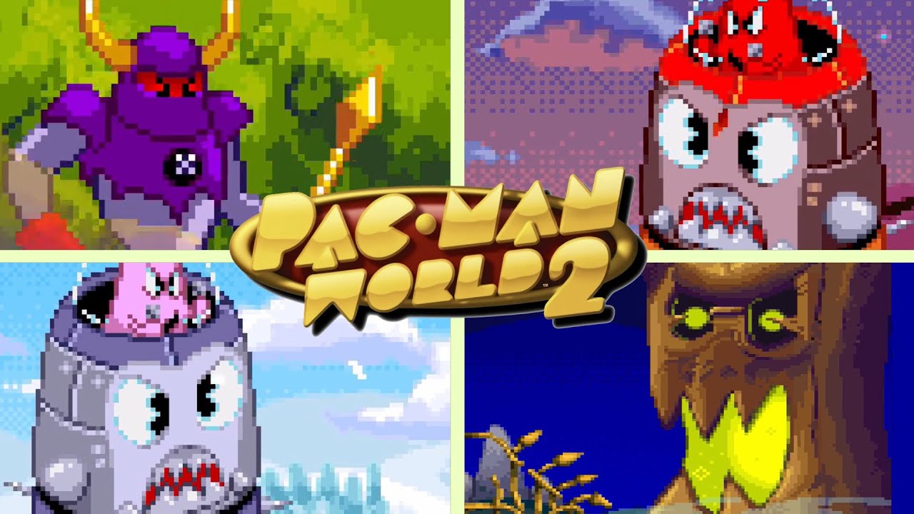 PAC-MAN WORLD 2 (GBA) - All Bosses