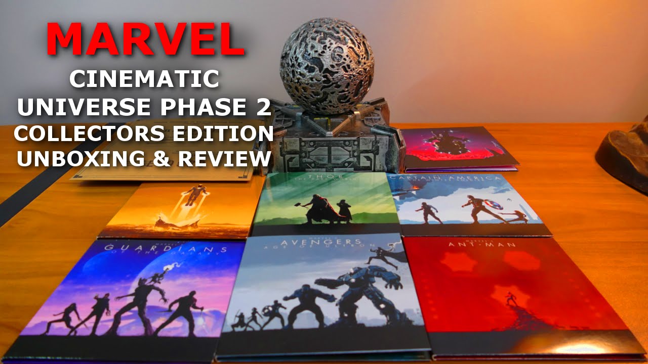 Marvel Cinematic Universe: Phase 2 Special Collectors Edition Blu Ray and Unboxing