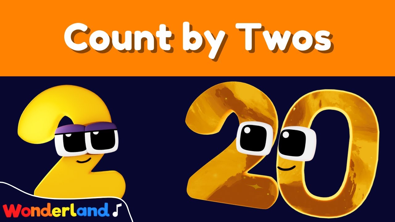 Wonderland Songs: Count By Twos Song | Learn to Count | Kids Songs