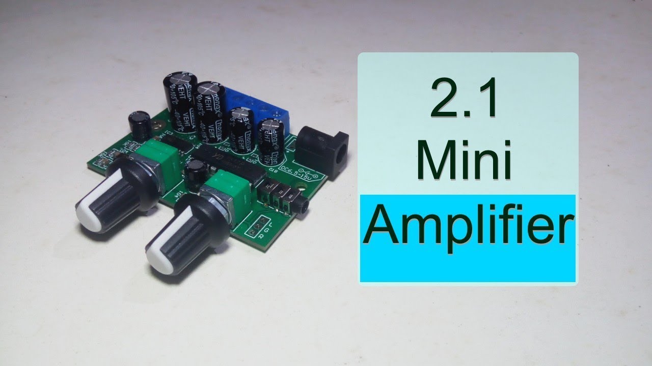 2.1 Mini Amplifier Board for DIY Mini 2.1 Speaker