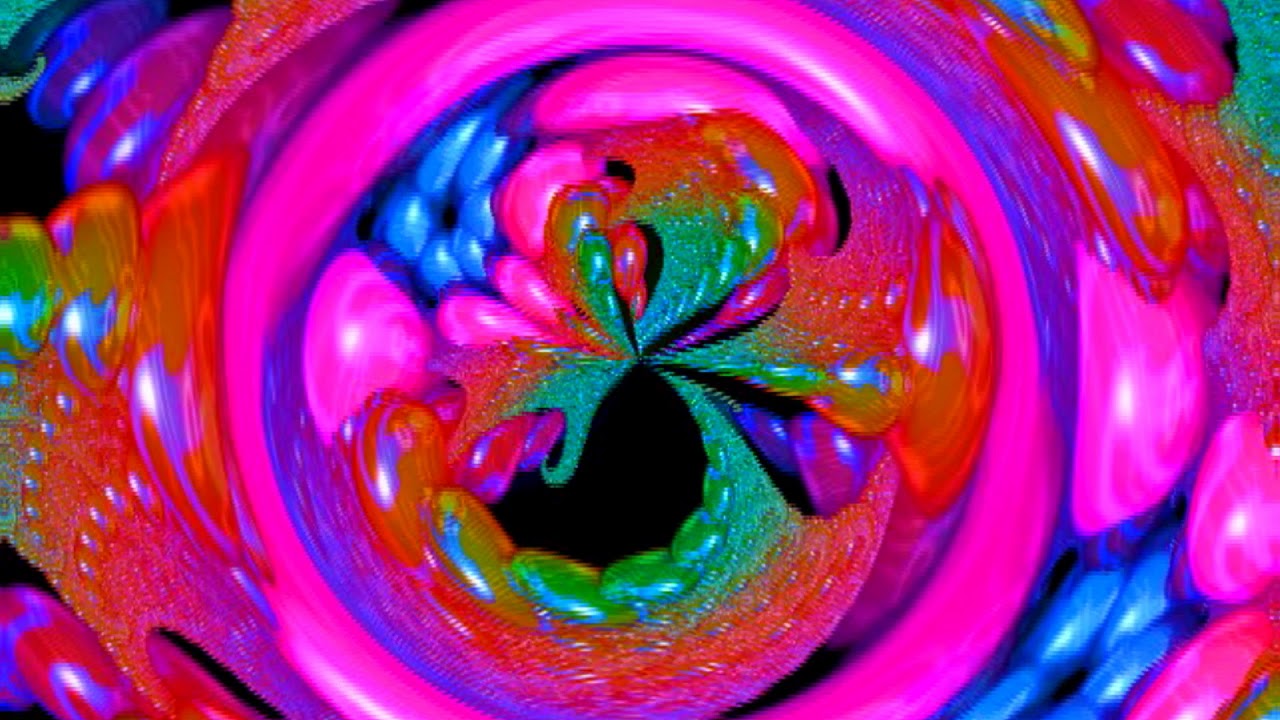 Curly Pearly *Abstract Jazz Art* Irridescent Fractal Kaleidoscopes*