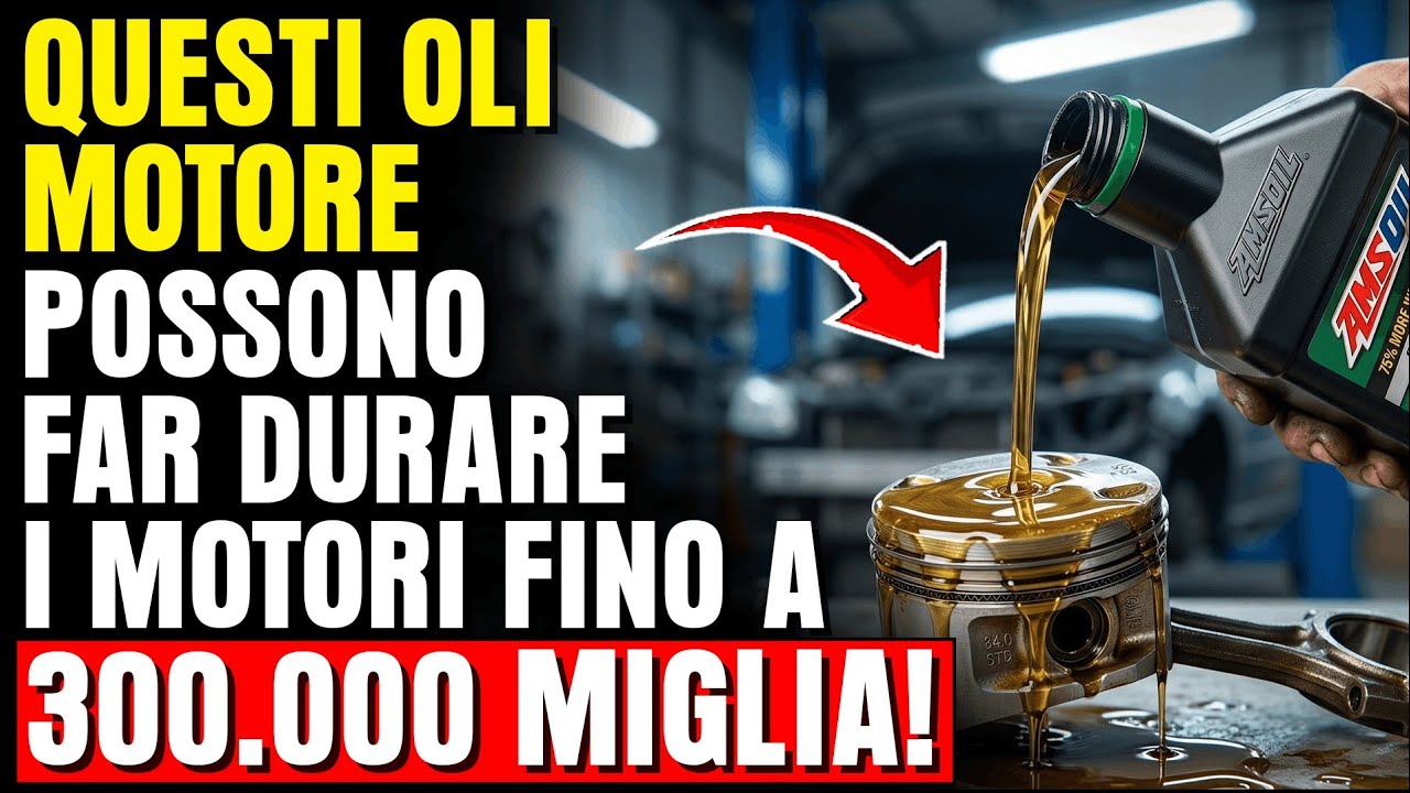 8 Oli Motore Che Faranno Durare il Tuo Motore 300.000 Miglia (La Formula Segreta)