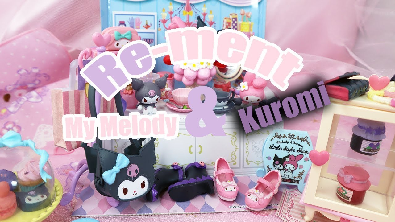 My Melody and Kuromi Re-ment Set Unboxing and Review