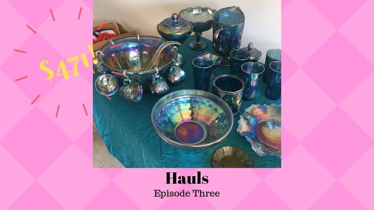 Hauls: Episode Three ***DYNAMITE DEPRESSION GLASS DEAL!***