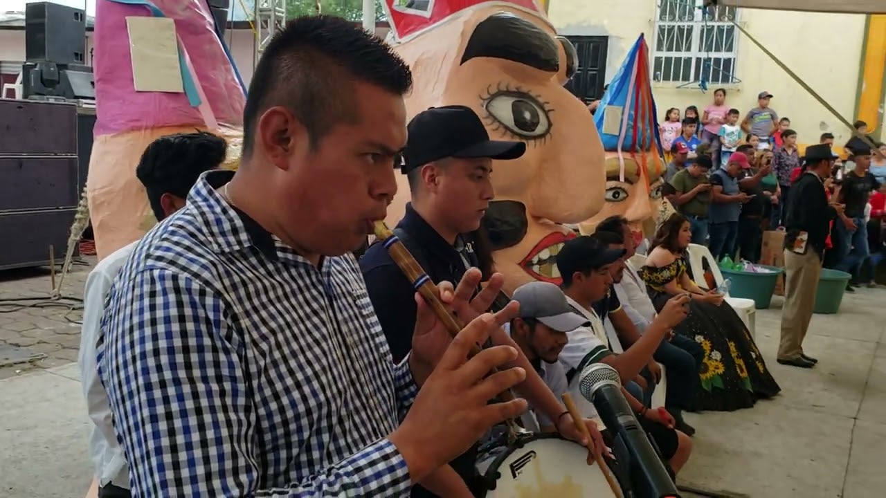 Danza de Landero y Coss Veracruz, bailando en el encuentro de Acatlán