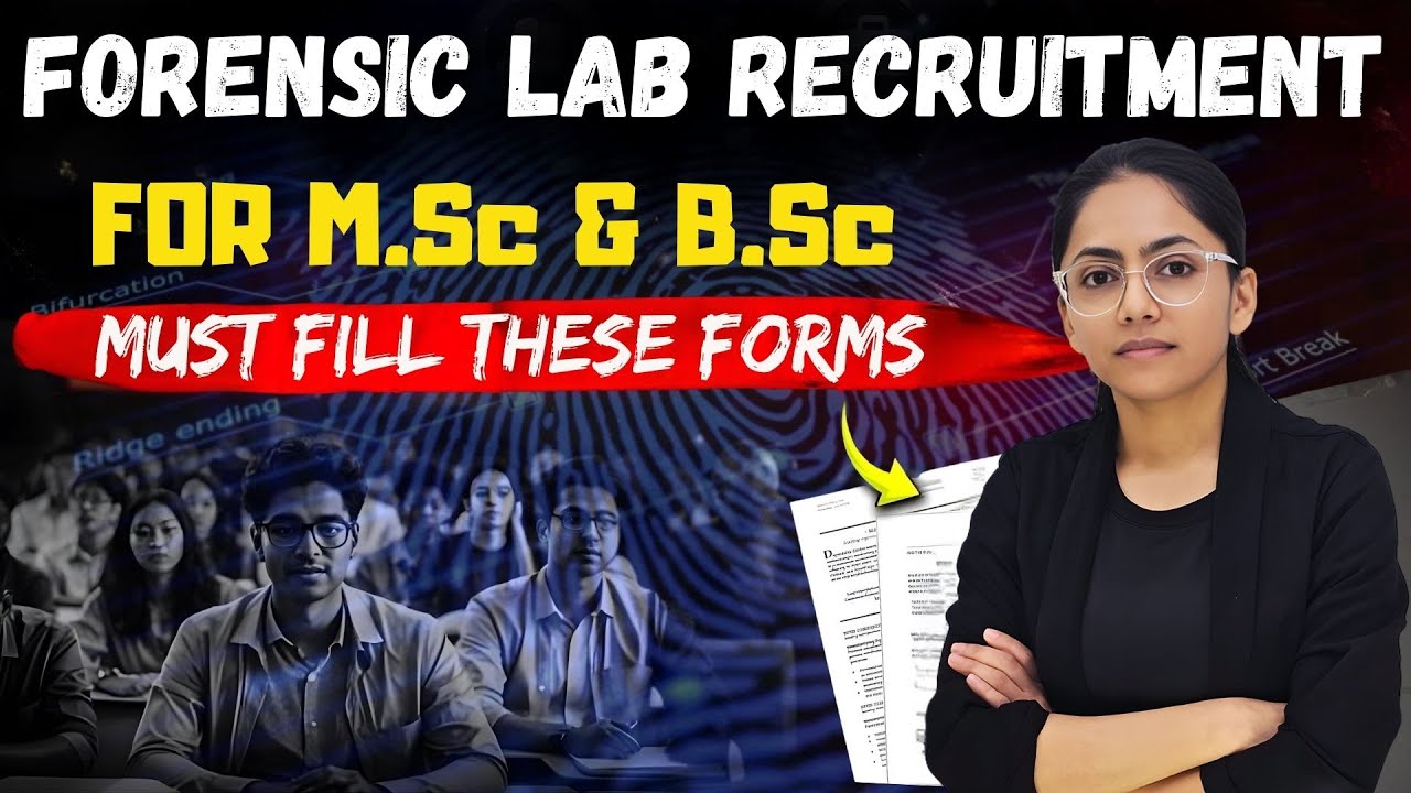 Telangana State Level Forensic Lab Recruitment 2025 II Scientific Officer, Scientific Assistant