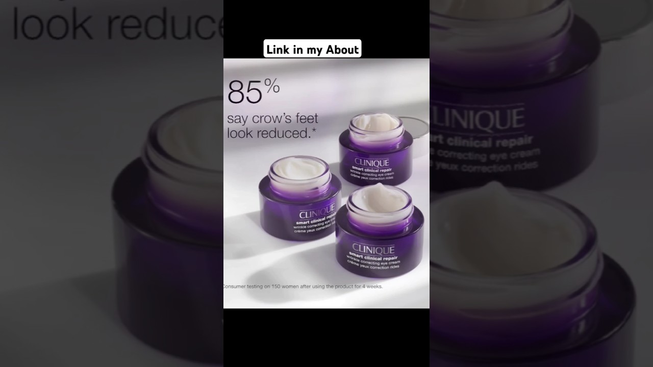 Clinique Smart & Repair Wrinkle Correcting Eye Cream #shorts #advancedskincare #greatskin #skinprep