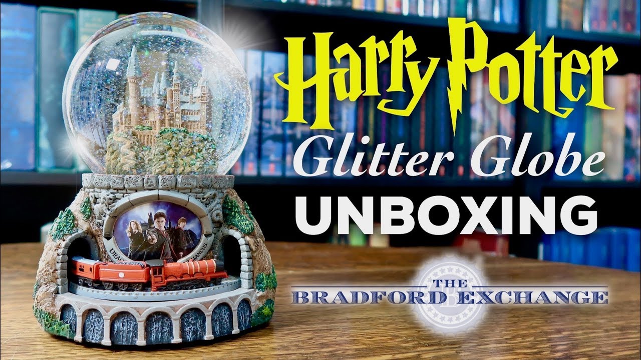HARRY POTTER HOGWARTS EXPRESS GLITTER GLOBE UNBOXING The Bradford Exchange