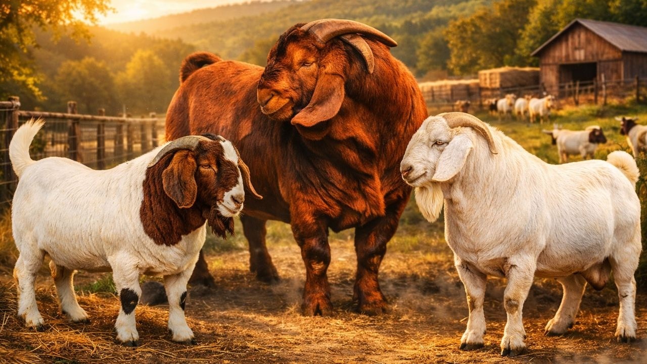 Raza Caprina Boer 🤯 La mejor raza de cabra para carne en clima &aacute;rido