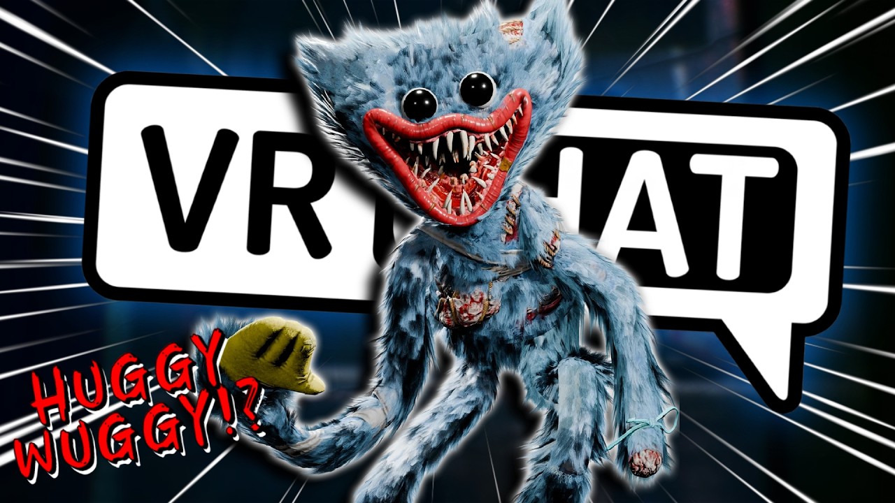 Huggy Wuggy Hunts Everyone In VRChat! - VRChat Funny Moments (Poppy Playtime Chapter 5)