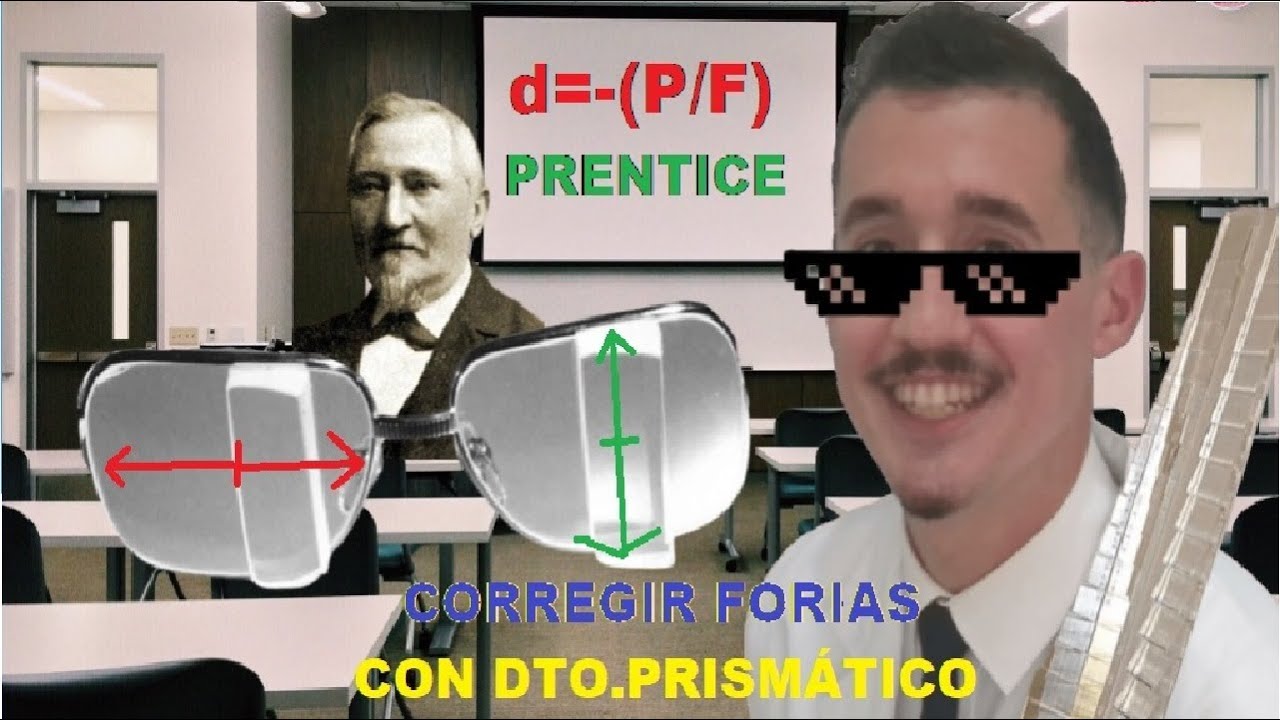 Como CORREGIR FORIAS PEQUEÑAS en GAFA con DESCENTRAMIENTO PRISMATICO+CASOS REALES - Tests Visuales.