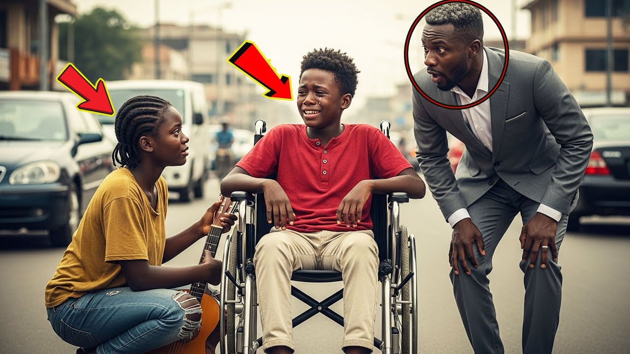 "Billionaire Sees His Paralyzed Son Smiling for the First Time — Because of a Homeless Girl"