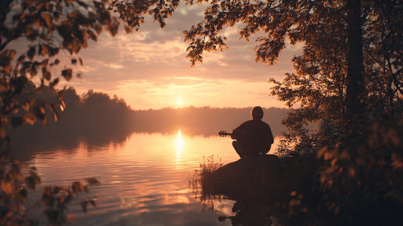 Healing Guitar Instrumental for Deep Calm, Mindfulness, Focus & Stress Relief Peaceful Ambient Music