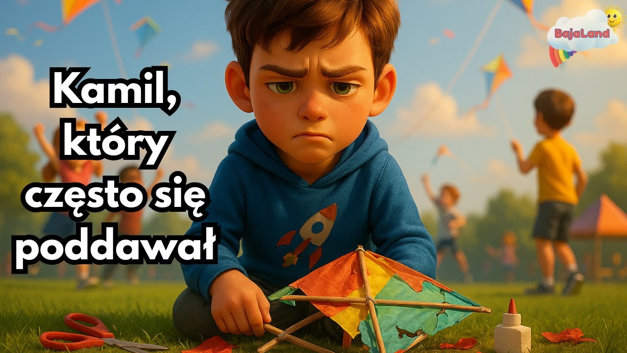 Kamil, który często się poddawał. Audiobook dla dzieci o wytrwałości.  #bajaland