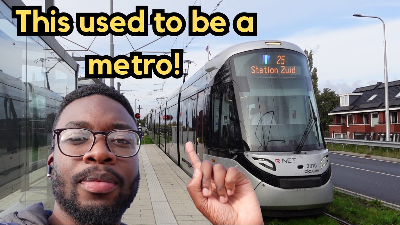 The Amsterdam TRAM that USED TO BE a METRO!