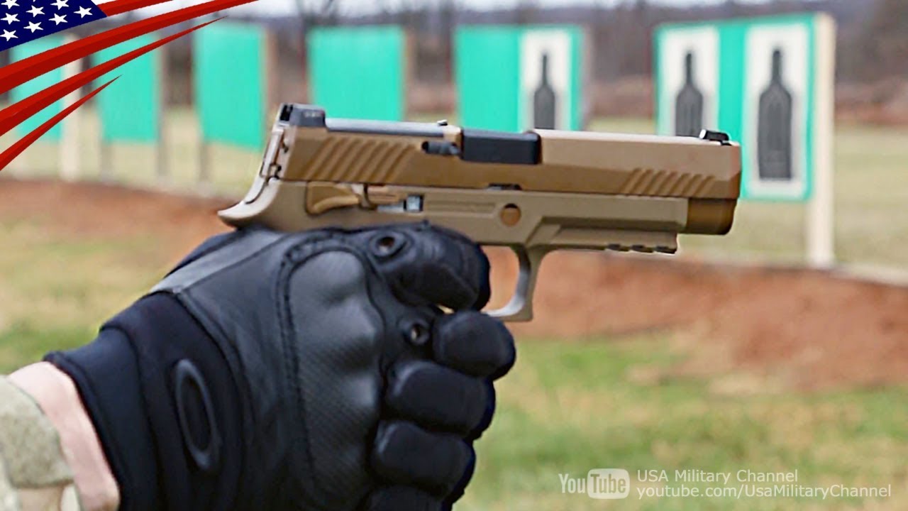 米軍兵士が新しい9mm拳銃｢M17｣で射撃テスト