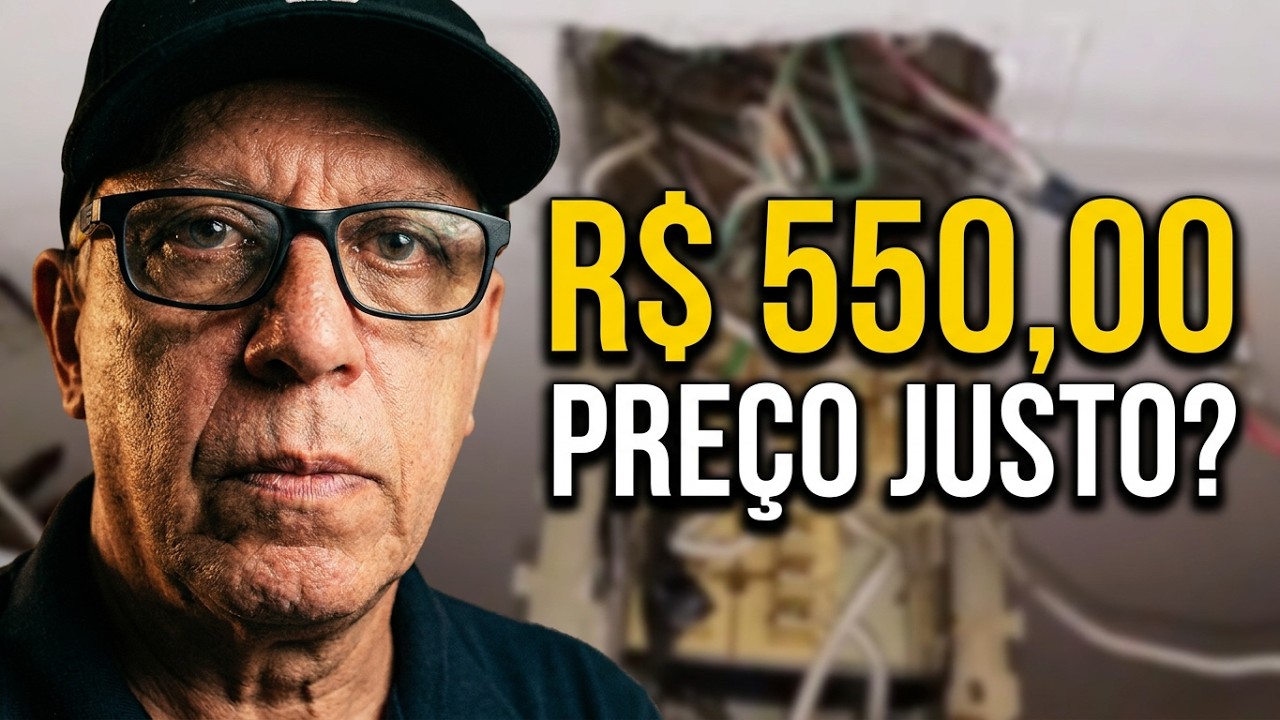 Serviços Elétricos Pequenos por Simbólicos R$550,00:  Valor Justo ou Abaixo do Mercado ?