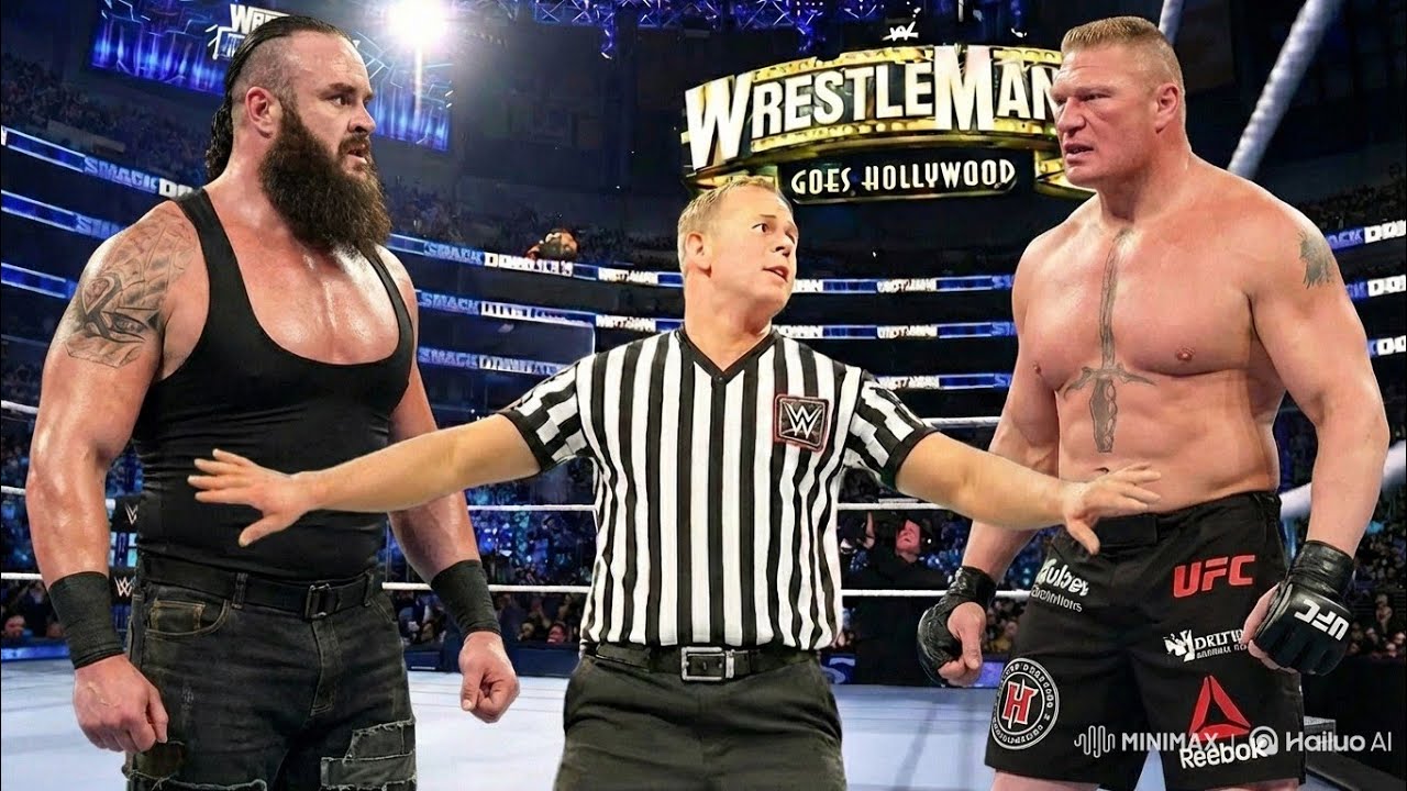 BROCK LESNAR VS BRAUN STROWMAN FULL MATCH ON BACKLASH
