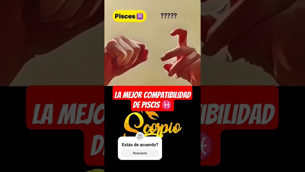 Los signos compatibles con Piscis #escorpio #piscis #signoszodiacales #signosdeagua