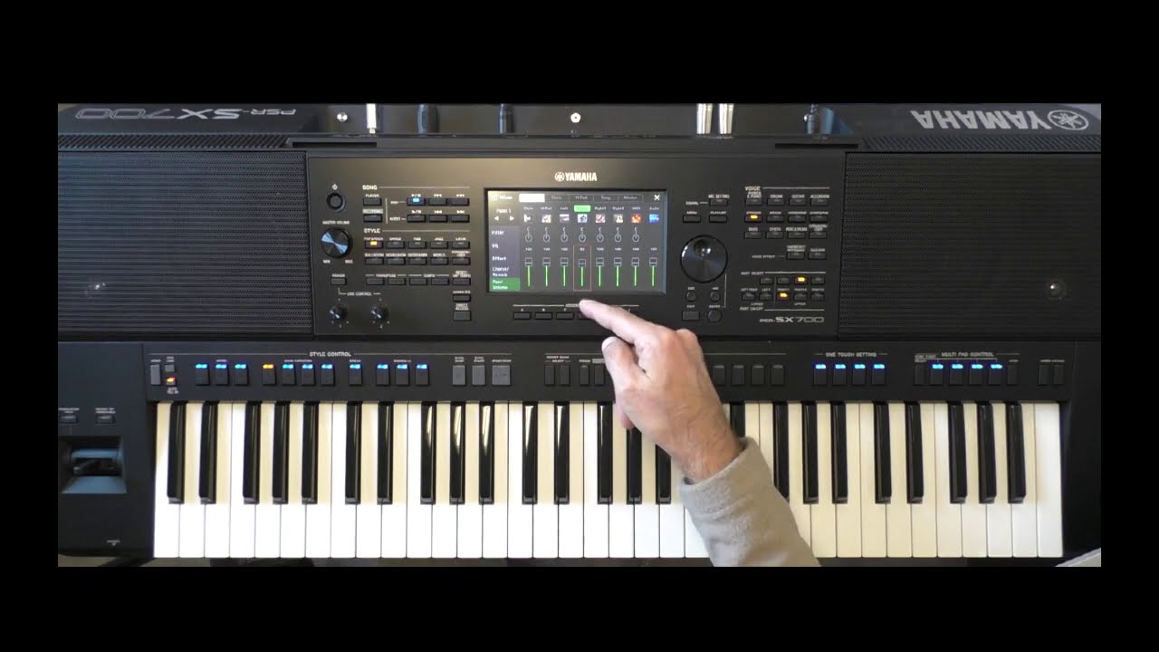 Formation technique intro pour arrangeurs PSR-SX et Genos Yamaha