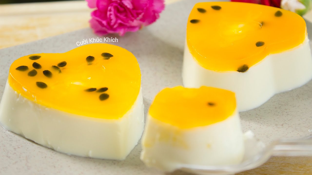 4 BƯỚC LÀM PANNA COTTA CHANH DÂY MÁT LẠNH THƠM BÉO TẠI NHÀ - CKK