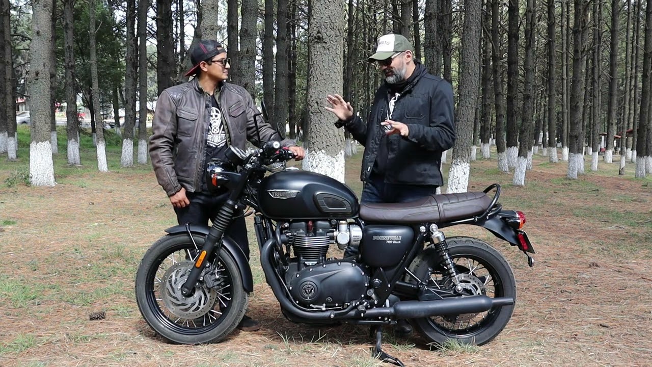 Bonneville T 120 Black, la moto clásica de Triumph que no pasa de moda.