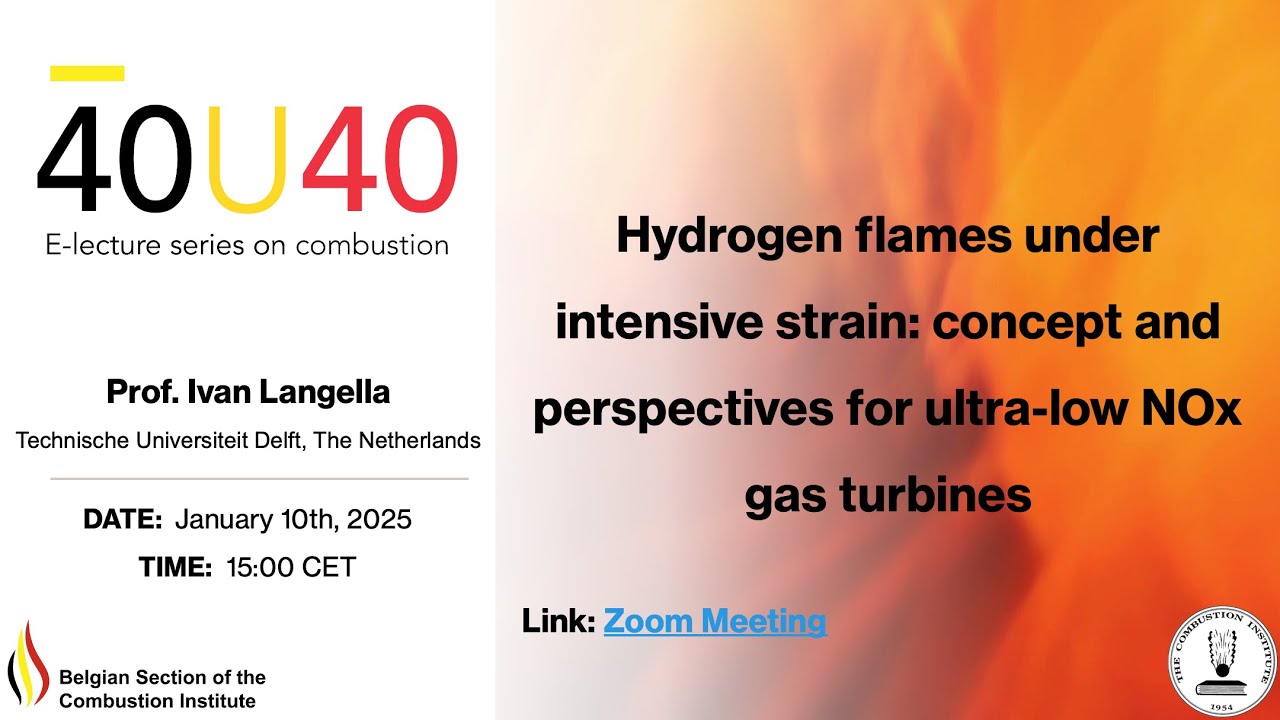 Ivan Langella - Hydrogen flames under intensive strain: concept and perspectives