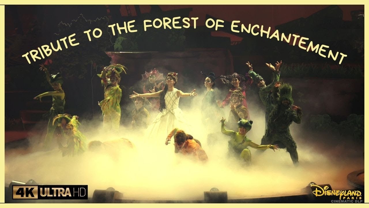 TRIBUTE TO THE FOREST OF ENCHANTEMENT - CHRISTMAS BALL NIGHT DISNEYLAND PARIS 4K
