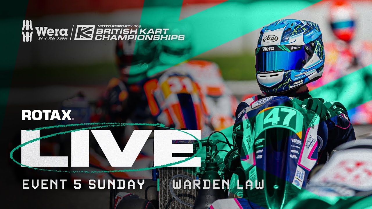 2024 Wera Tools British Kart Championships LIVE | Warden Law, Event 5 | Sunday