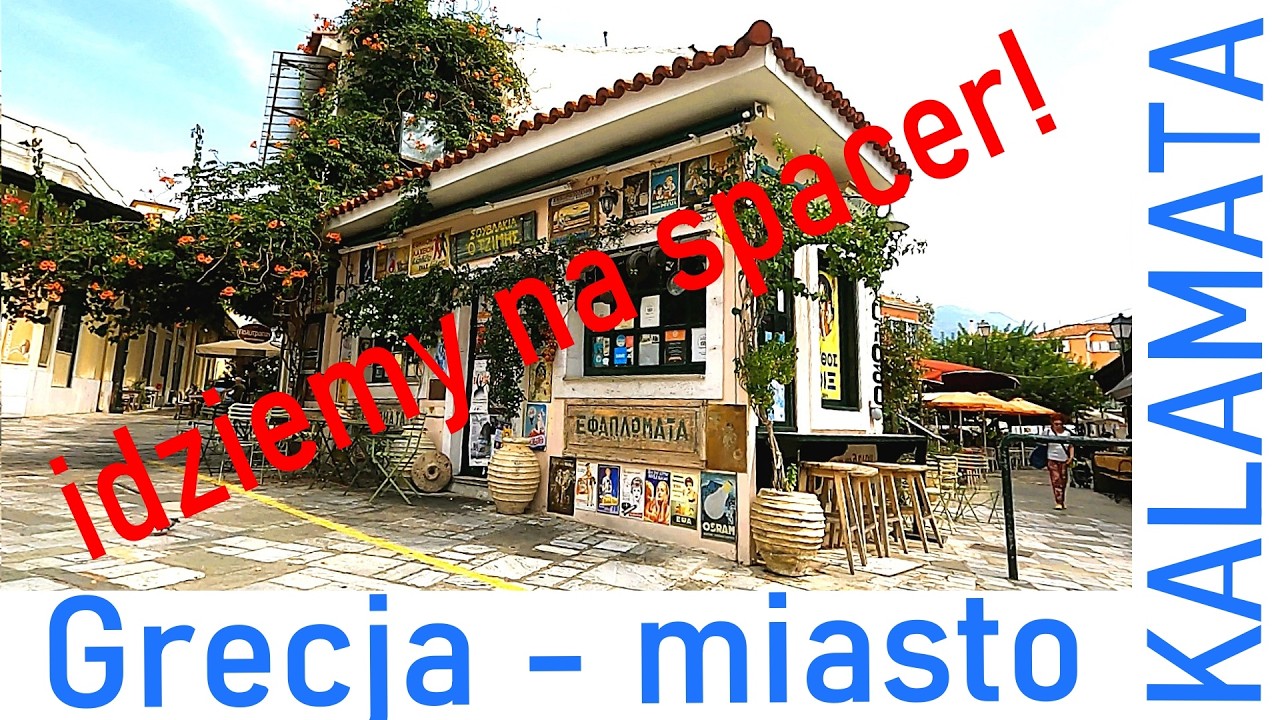 Spacerem po mieście Kalamata- @dalekoodmiasta - #Travelvlog #grecja #zakupy #zwiedzanie #turystyka