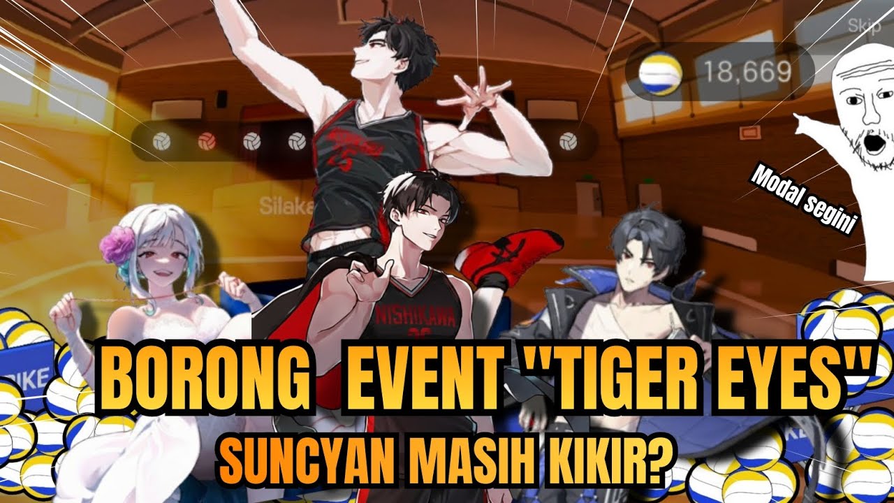 Gacha Event Tiger Eyes Terbaru!!| The Spike Volleyball Story