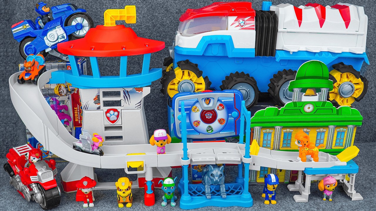 29Minutes Satisfying with Unboxing Mystery PAW PATROL Big Tower Rescue Collection ASMR 🐾 Review Toys