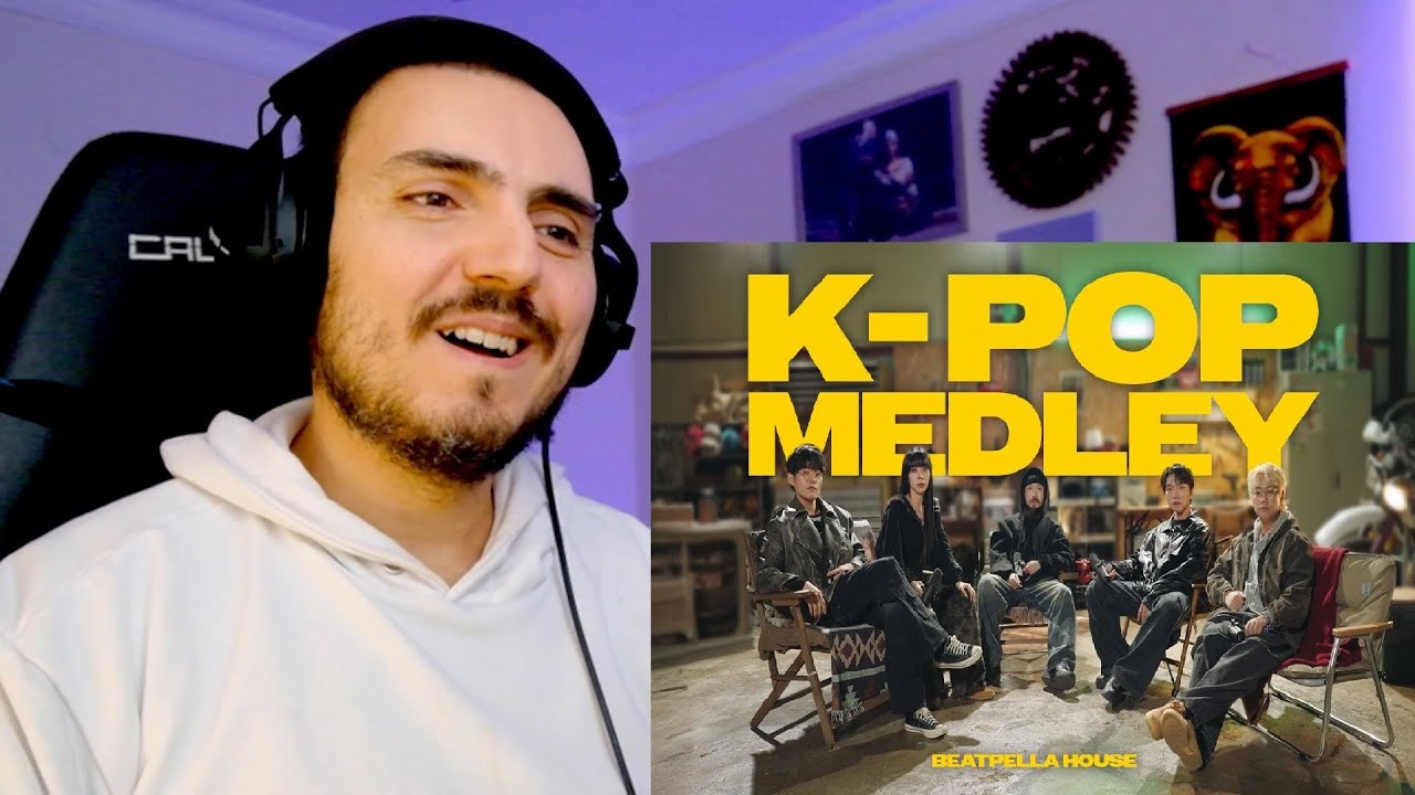 Реакция на BEATPELLA HOUSE - K-POP MEDLEY (BEATBOX).
