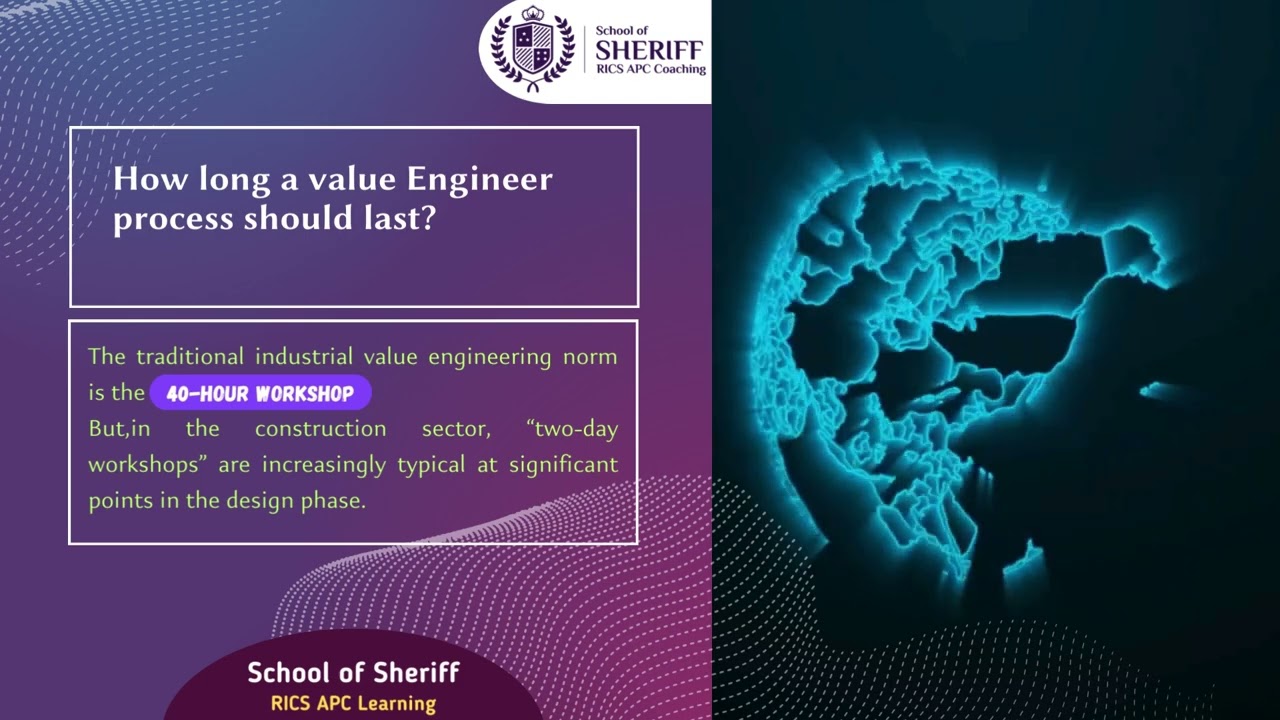 How long a value Engineer process should last? | @SchoolofSheriff-0110 | @ricsmediacentre