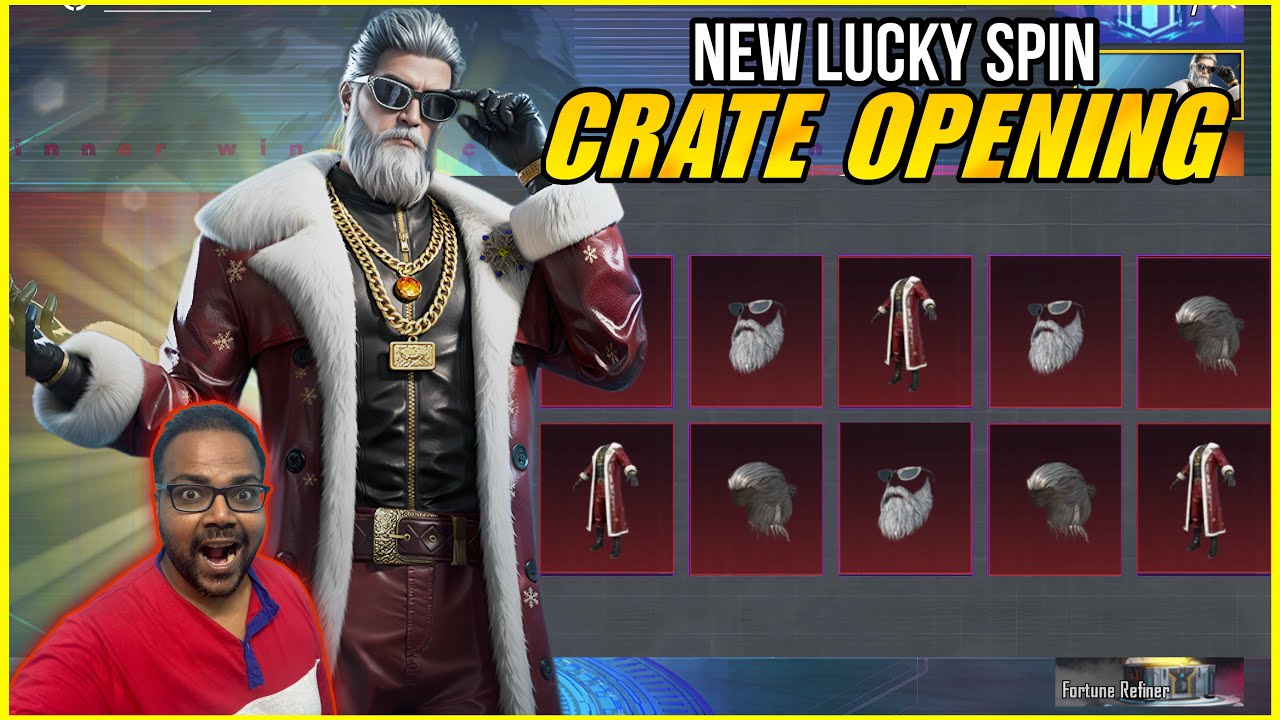 NEW LUCKY SPIN CRATE OPENING | NEW MERRY MAULER SET CRATE OPENING | COLLECT ALL MYTHIC BGMI | PUBG