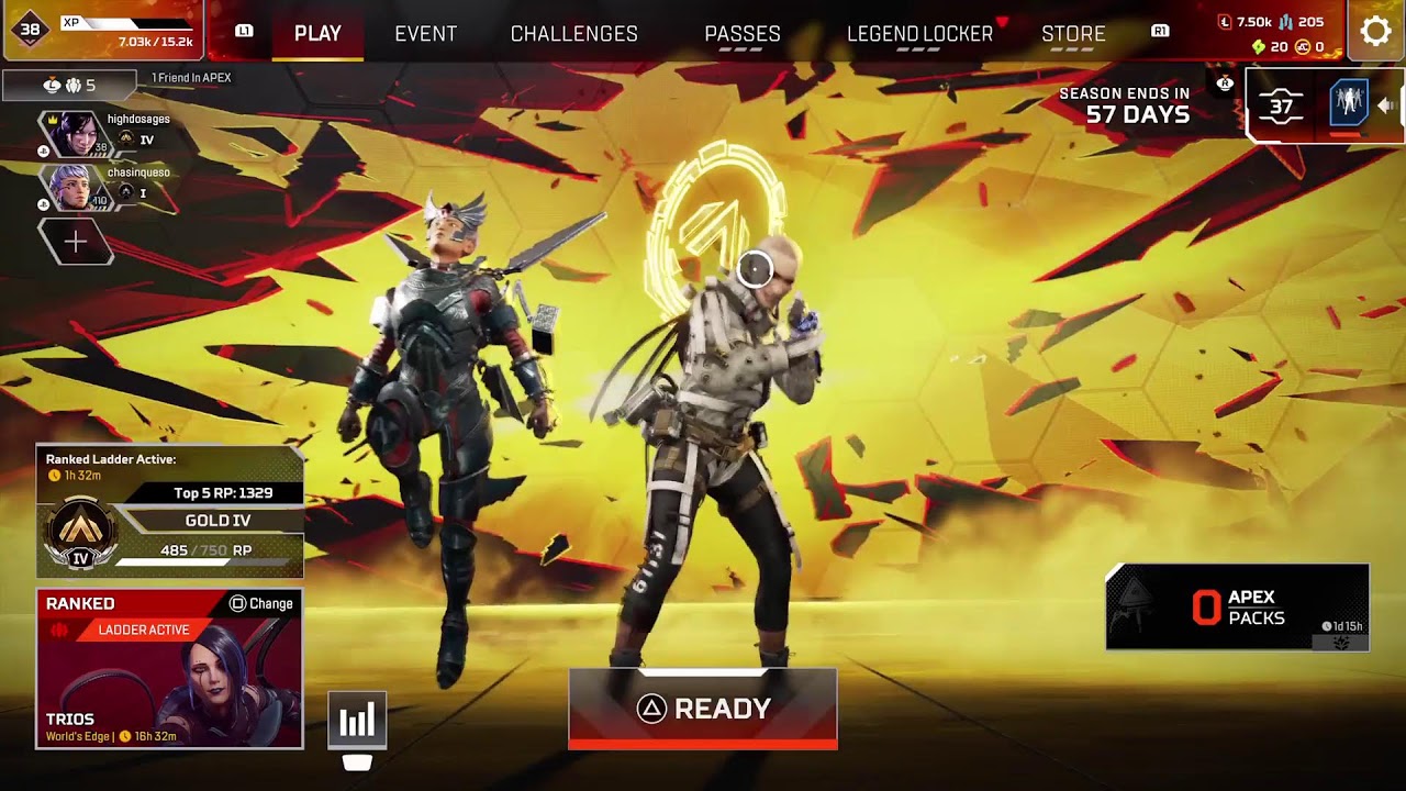 Apex Ranked Stream I MD's BEST BANGALORE - FRIEDD SPECIAL