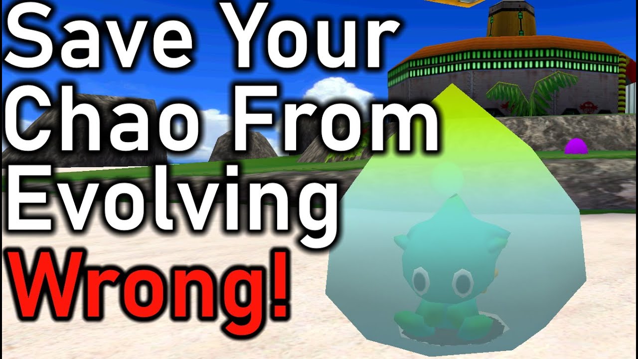 Stop Your Chao From Evolving Into The Wrong Type! (Sonic Adventure 2 Chao Garden)