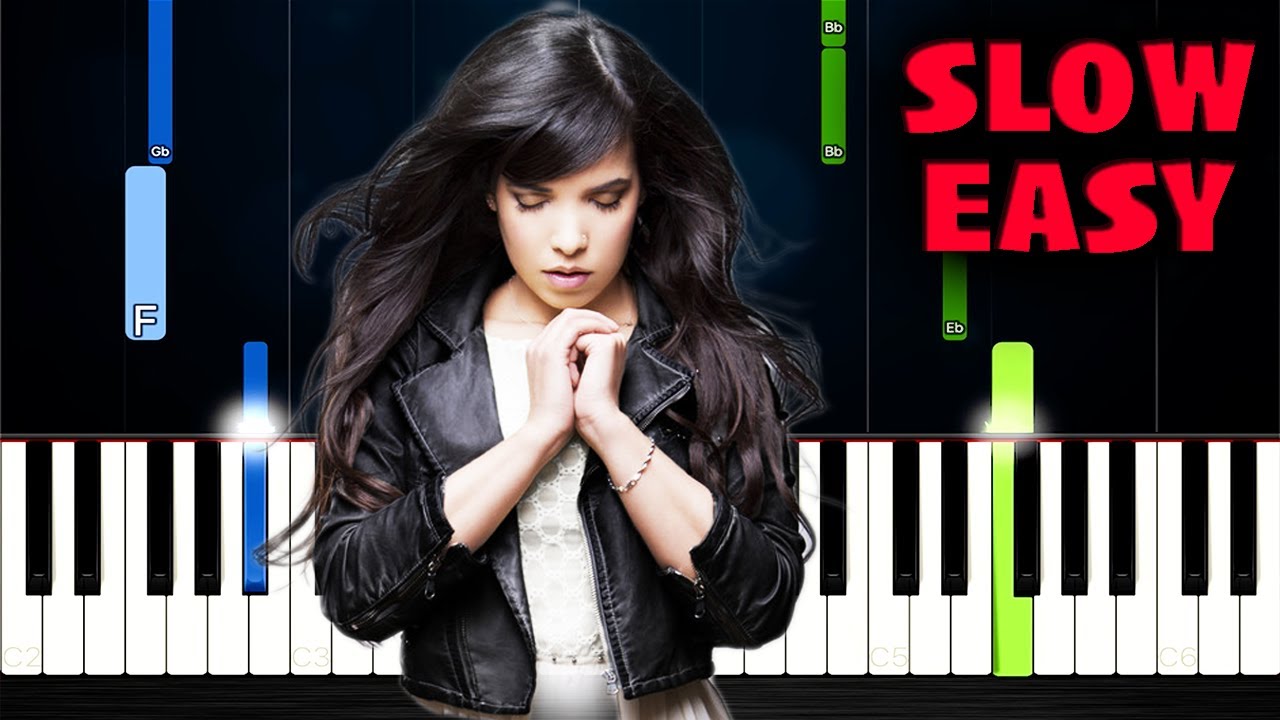 Indila - Love Story - SLOW EASY Piano Tutorial