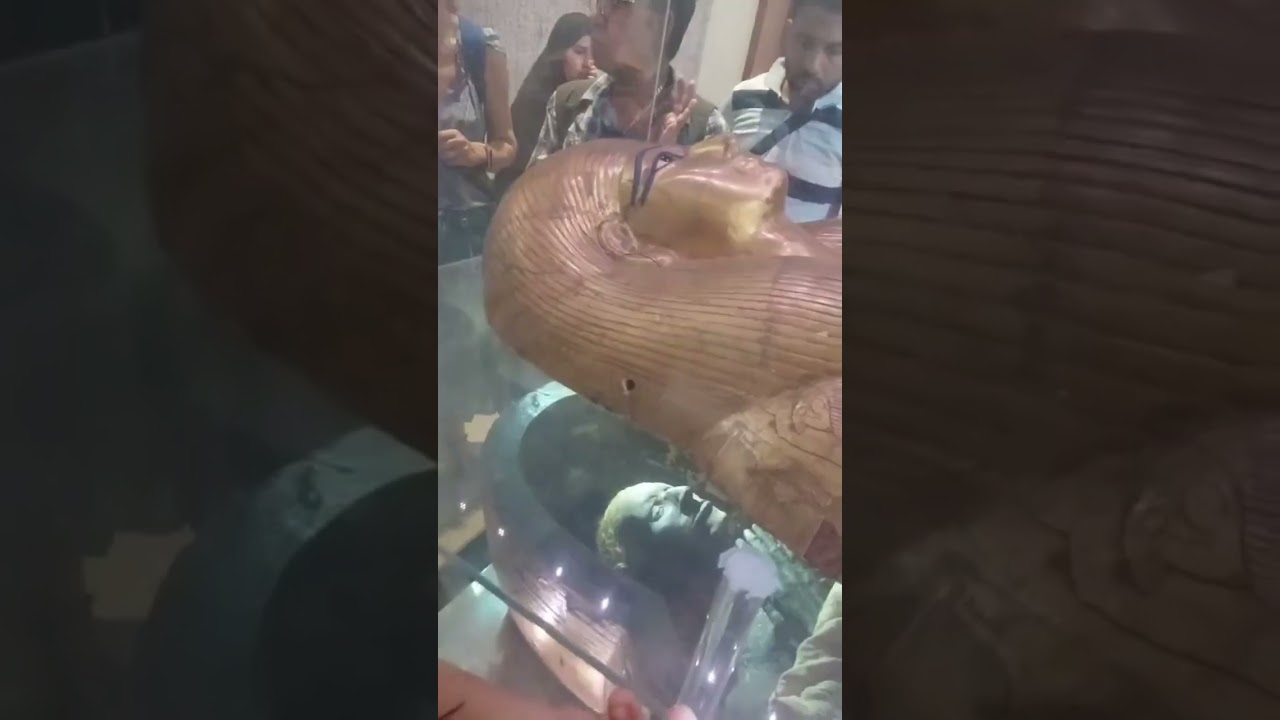 5000+ yr old Mummy at The Egyptian&nbsp;&nbsp;Museum #travel #shorts