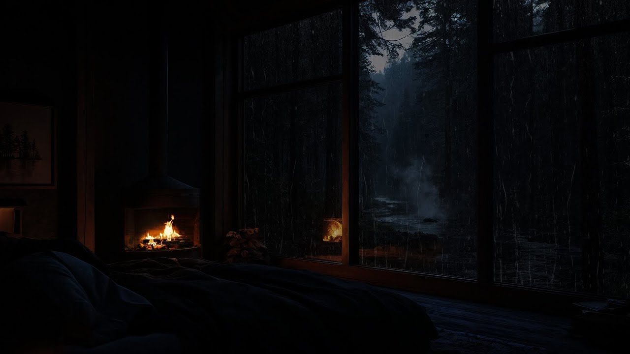 Serene forest cabin for deep rest | The sound of rain helps reduce stress and promote deep sleep.
