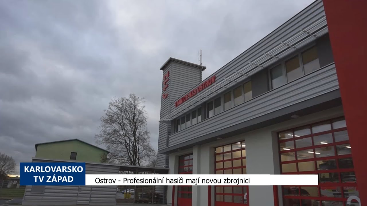Ostrov: Profesionální hasiči mají novou zbrojnici (TV Ostrov)