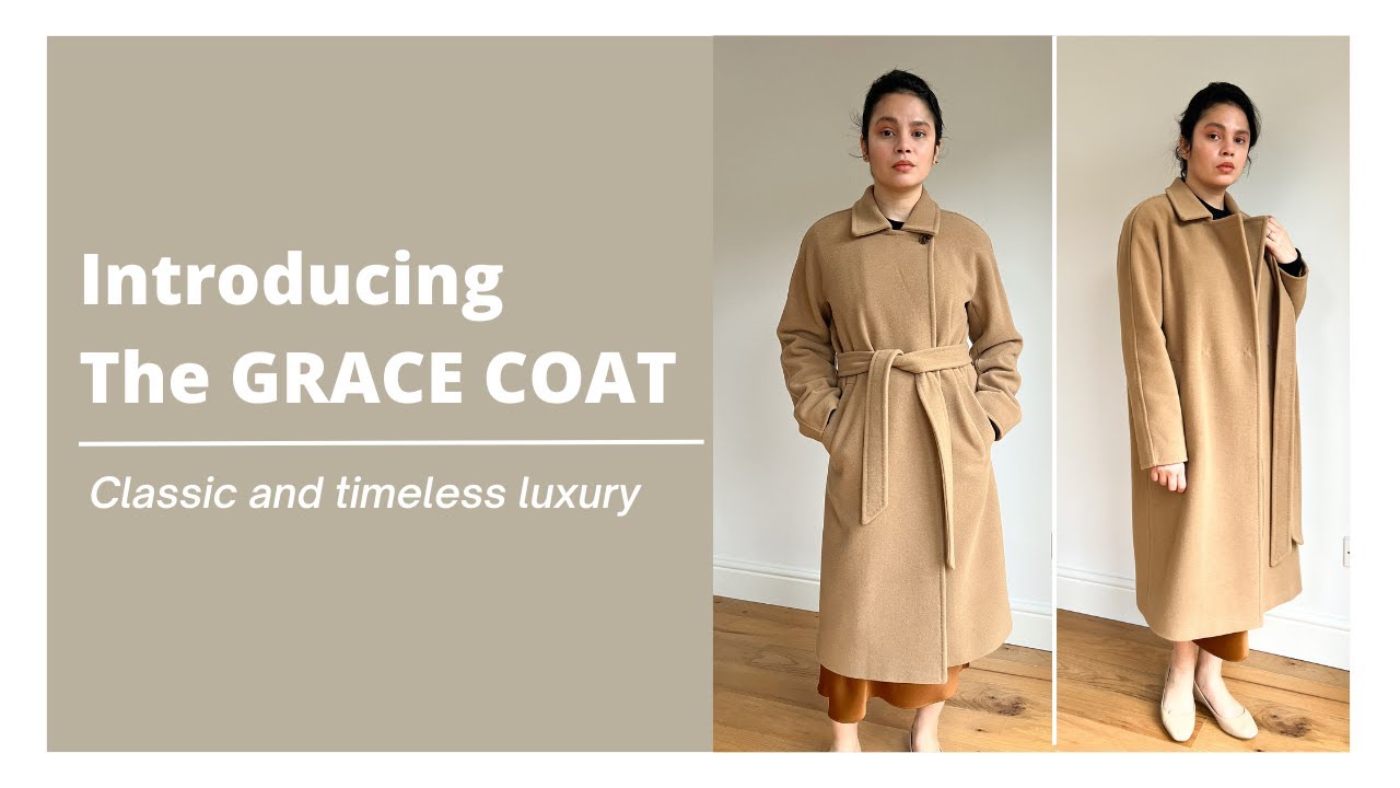 Introducing the Grace coat - New sewing pattern - Classic and timeless luxury