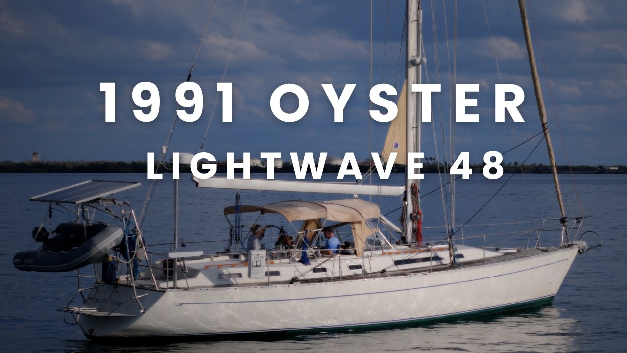 Oyster Lightwave 48 Under Sail | Classic Bluewater Cruiser for Sale