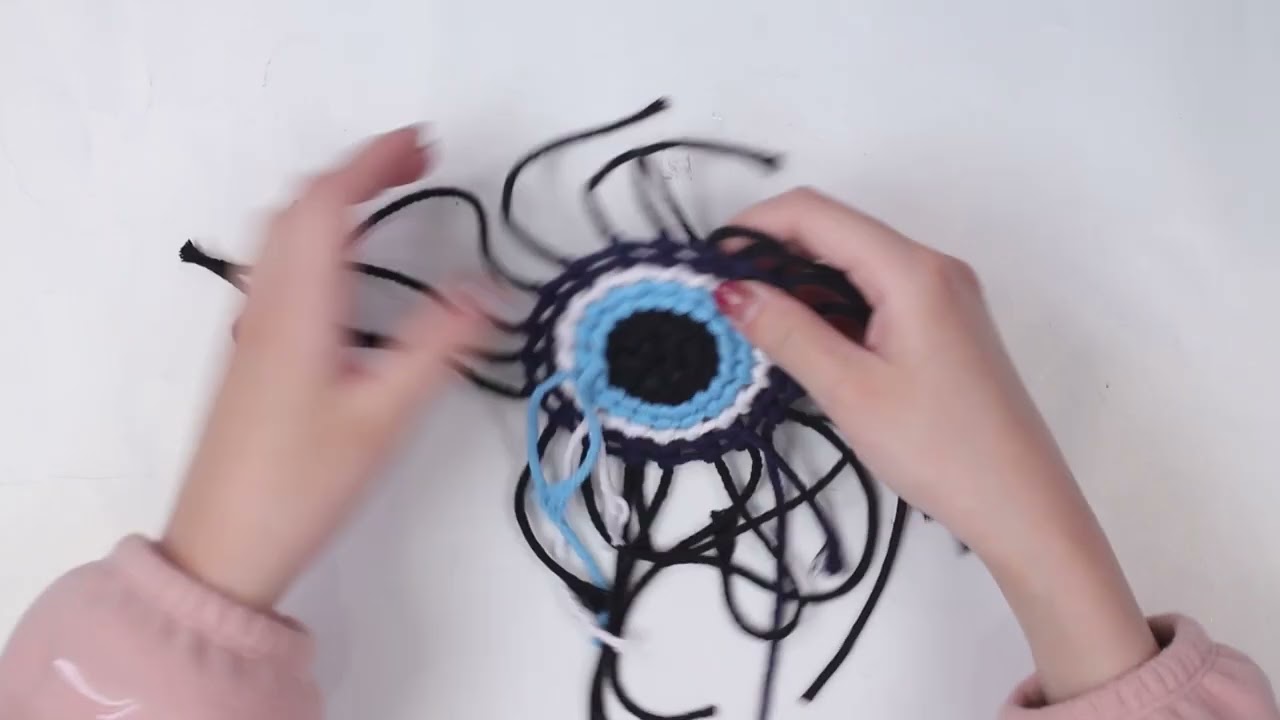 Macrame Evil Eye Wall Hanging