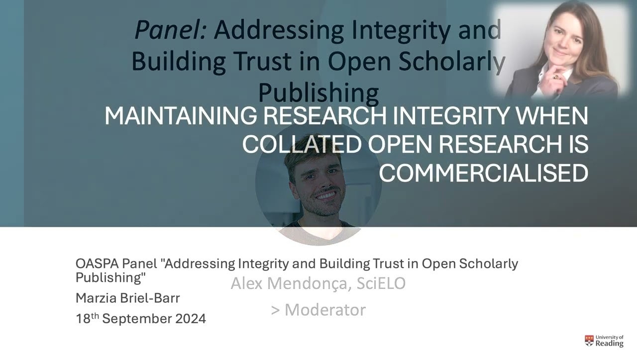 Day Three | Panel: Addressing Integrity and Building Trust in Open Scholarly Publishing