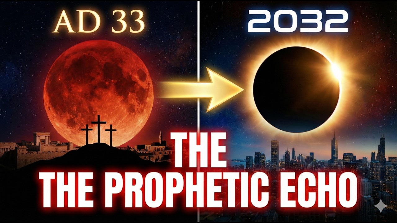 The 2,000-Year Prophetic Echo: AD 33 vs 2032 Eclipse Alignments
