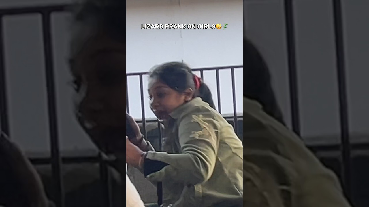 Lizard Prank On Girls In College🤣🦎AAFT FILM CITY NOIDA
