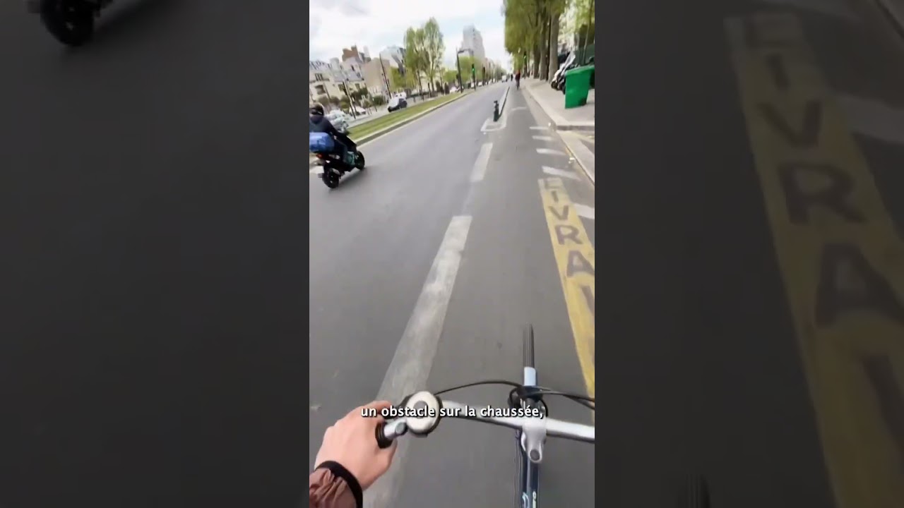 Quand t&rsquo;es cycliste &agrave; paris 😬