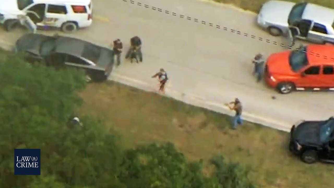 Florida Man Arrested After Police Chase with Helicopter Footage