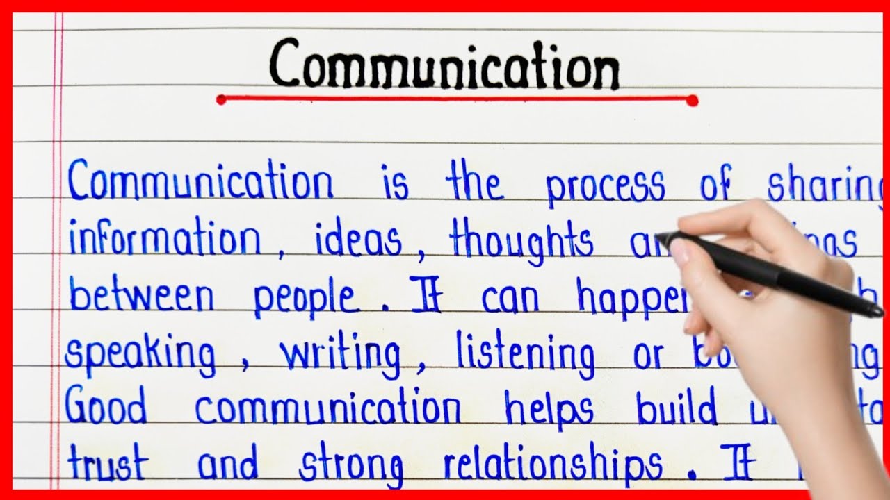 Essay on Communication in English || Communication Essay Writing || Short Paragraph on Communication